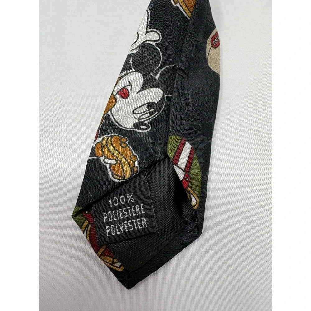Vintage Mickey Mouse 1990's Unlimited Football Necktie Disney Fall Classic Tie
